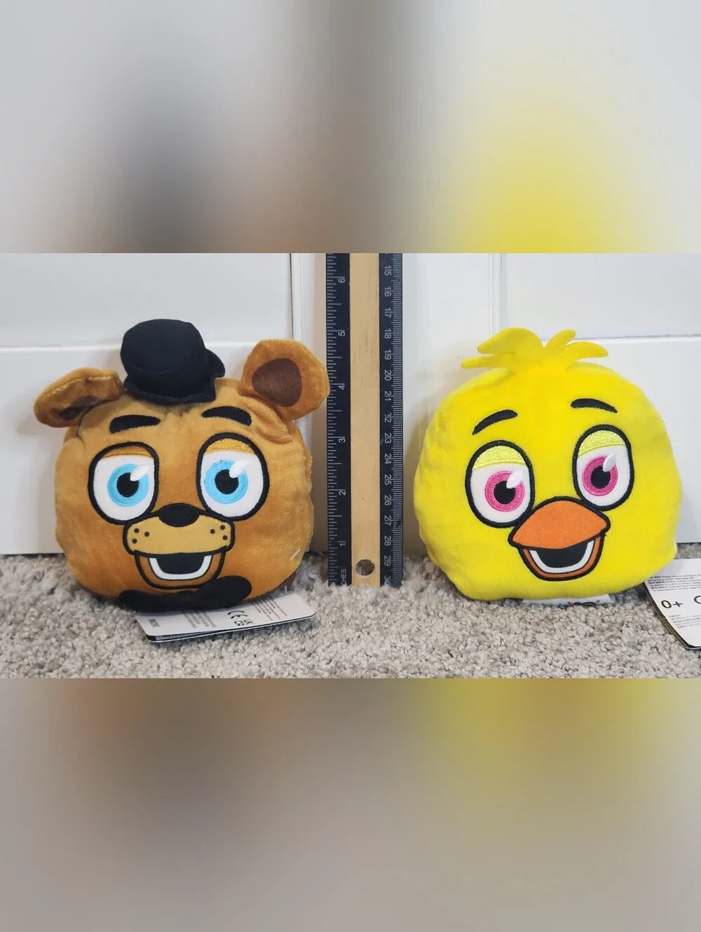 Five Nights At Freddy's Plush Lot, Nightmare Freddy/Bonnie, Reversible FNAF Set
